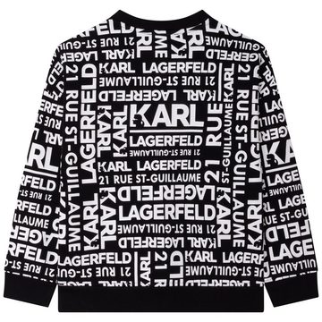 KARL LAGERFELD Sweatshirt Karl Lagerfeld Hoodie Pullover allover Logoprint