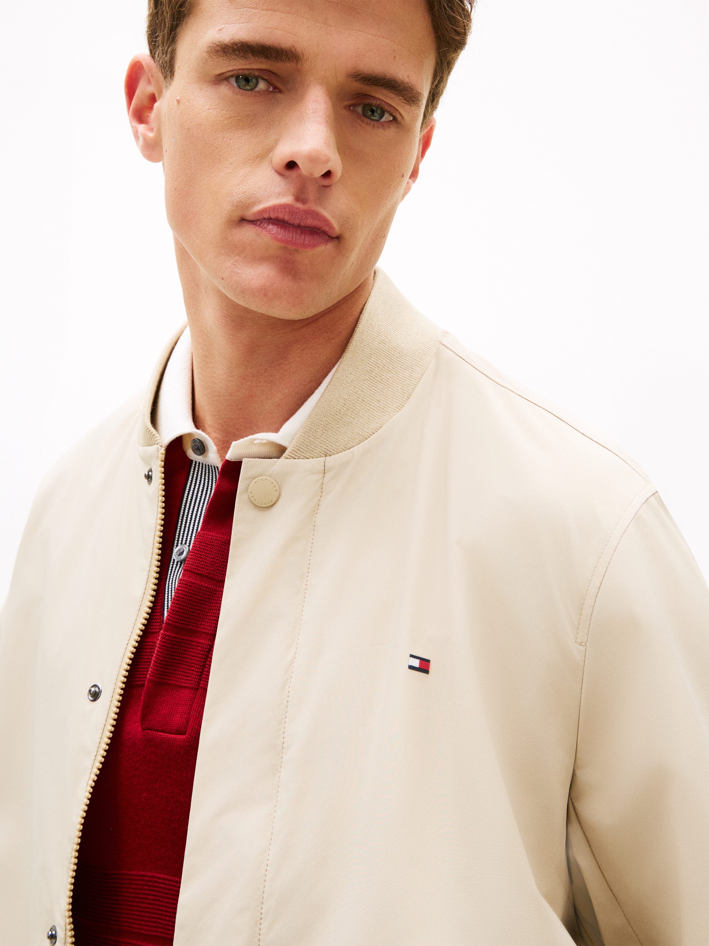 Tommy Hilfiger Bomberjacke TECH LIGHTWEIGHT Regular fit mit Stehkragen günstig online kaufen