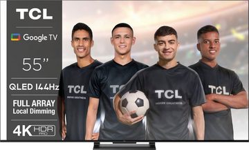 TCL 55C743X1 QLED-Fernseher (139 cm/55 Zoll, 4K Ultra HD, Android TV, Google TV, Smart-TV)