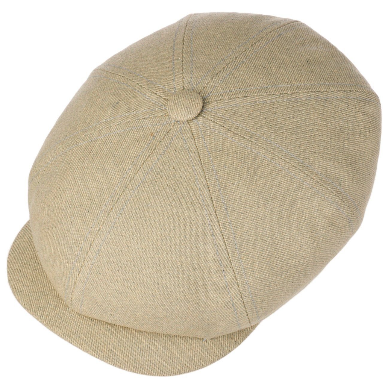 Stetson Flat Cap (1-St) Schirmmütze mit Futter, Made in the EU