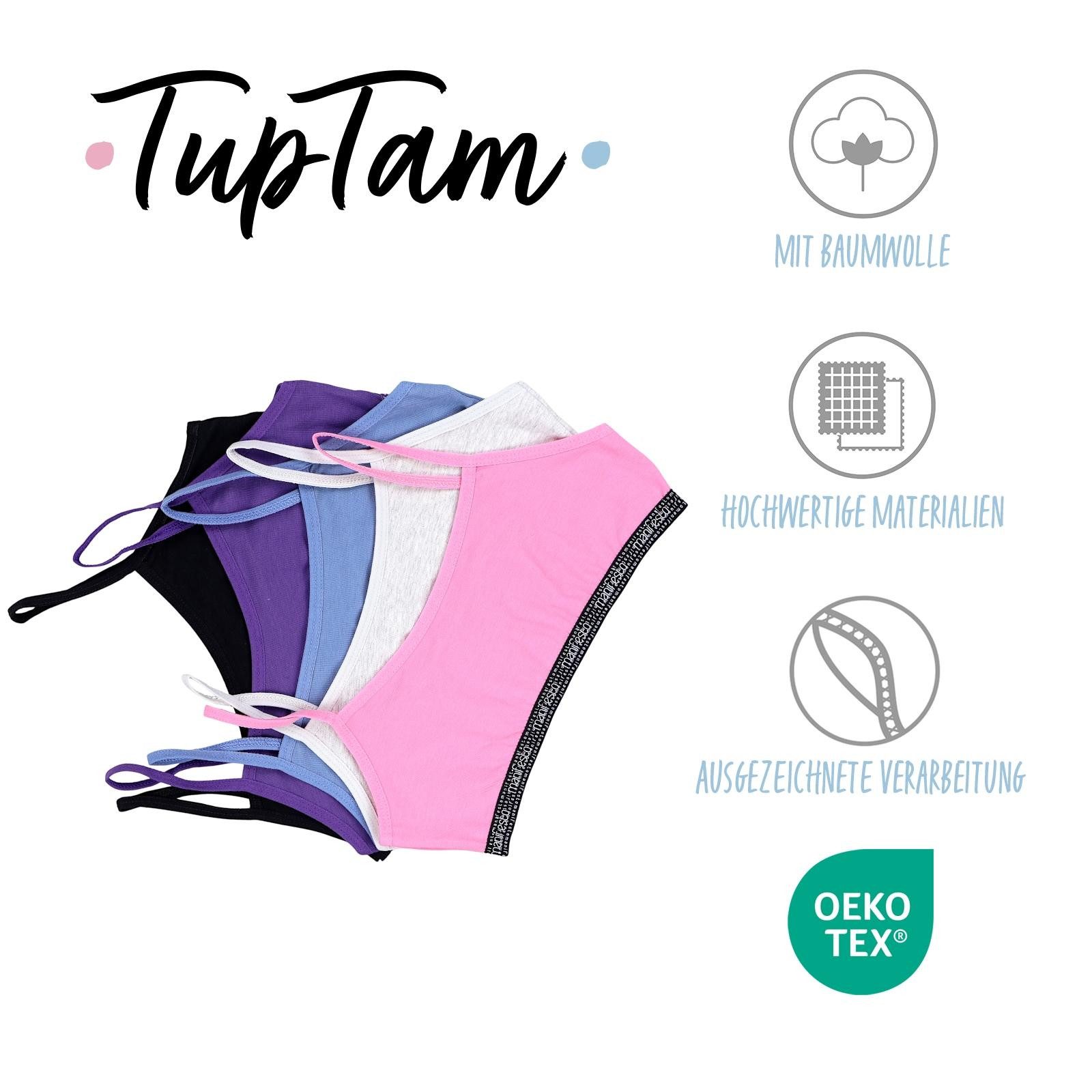 TupTam Bustier TupTam Mädchen Bustier mit Spaghettiträger 5er Pack – Bild 2 von 5