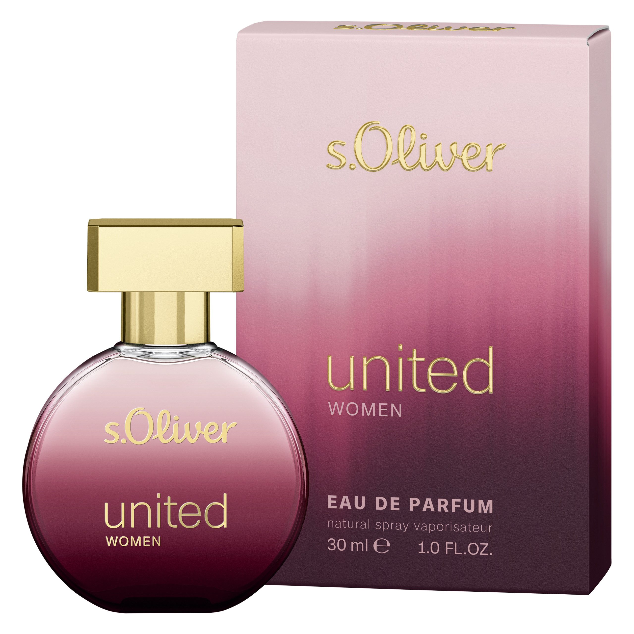 s.Oliver Eau de Parfum UNITED, EdP 30 ml Natural Spray