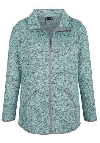 M. COLLECTION Strickfleece-Jacke с линия Kontrastn&a...