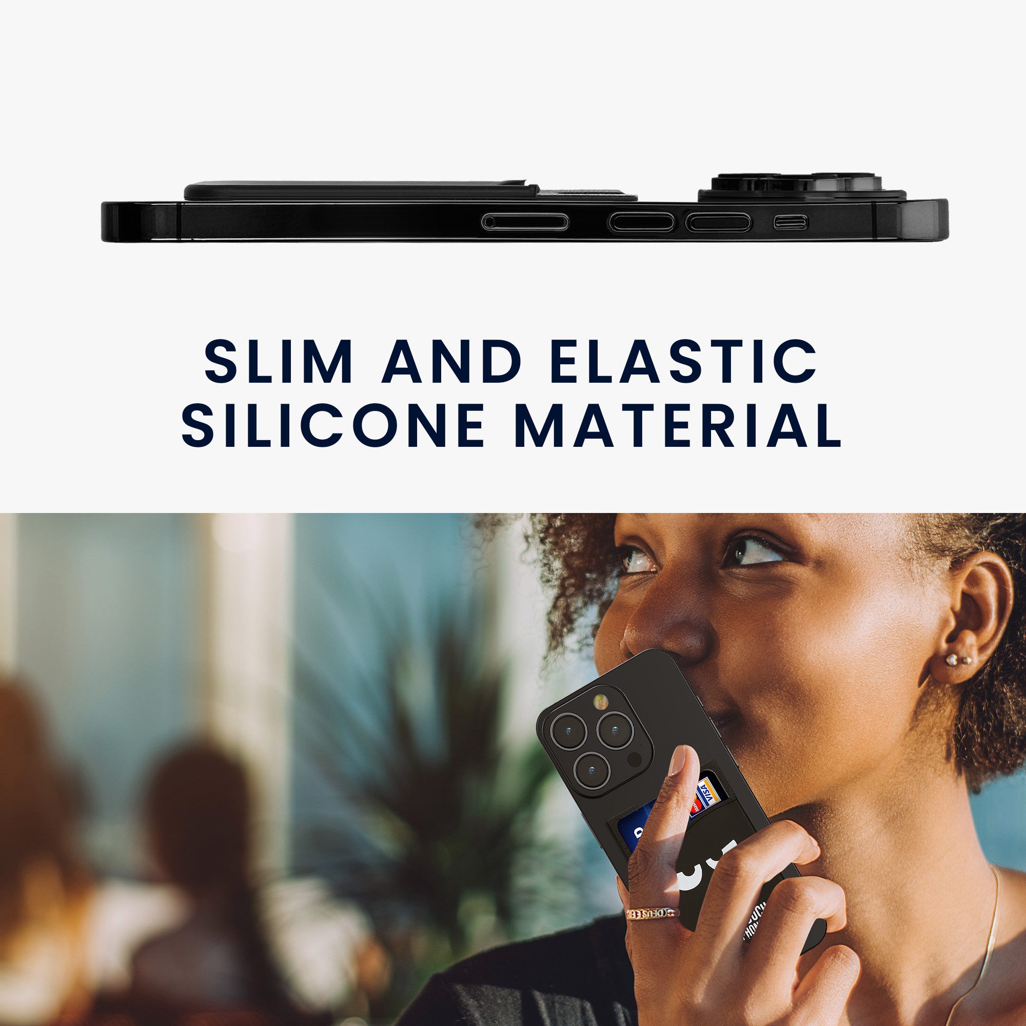 kwmobile Etui 2x Stick-on Kartenhalter für günstig online kaufen