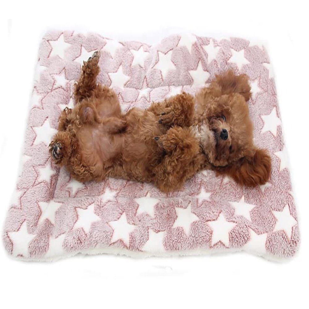 GelldG Hundematte Bettmatte für Hunde und Katzen, waschbar, mit niedlichen Drucken