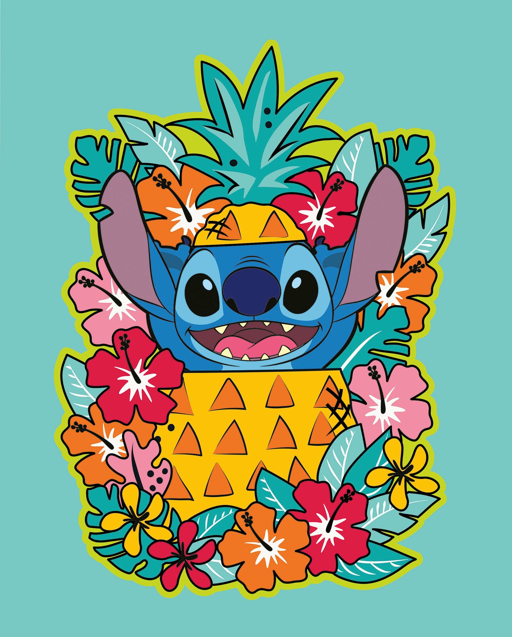 Ravensburger Malen nach Zahlen Disney Stitch, Made in Europe