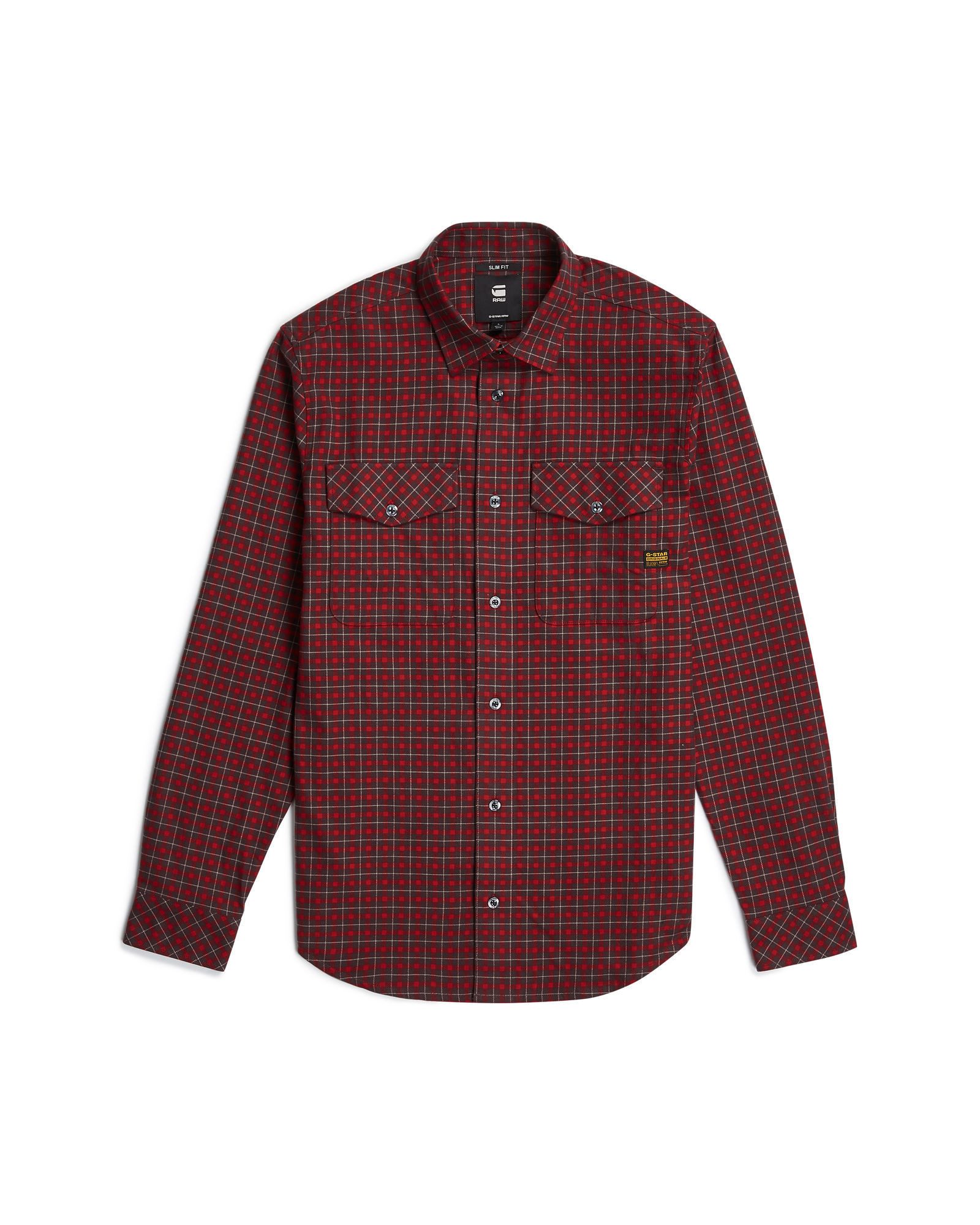 Langarmshirt Marine Slim Hemd