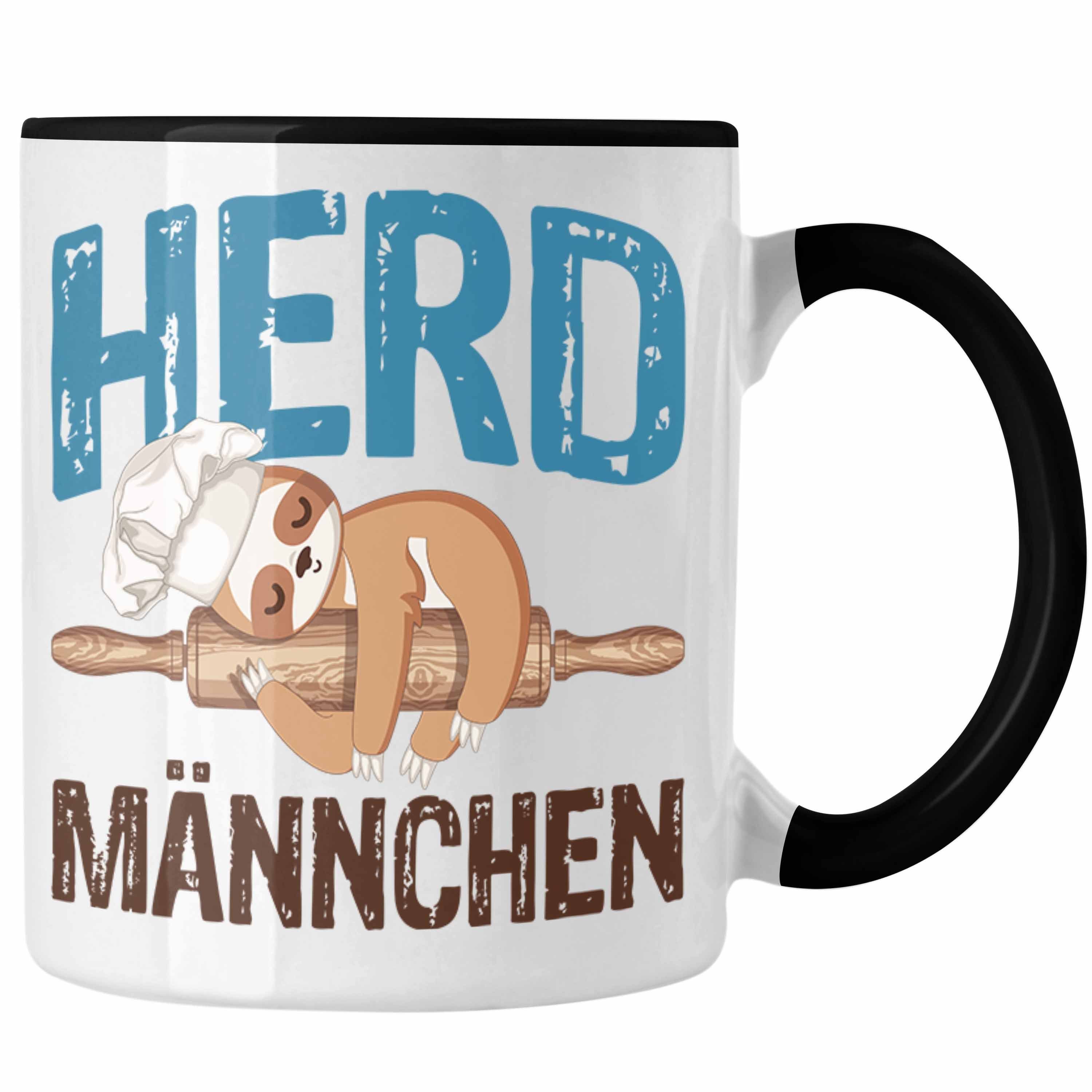 Tasse Herd Trendation Männchen Tasse Welt Schwarz Geschenk Trendation Sternekoch besten - für der Koch