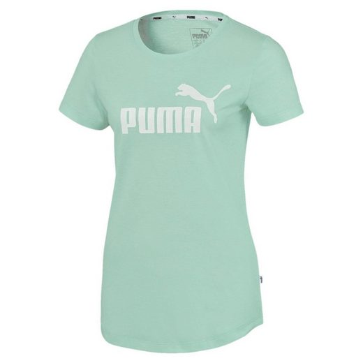puma active logo heather tee