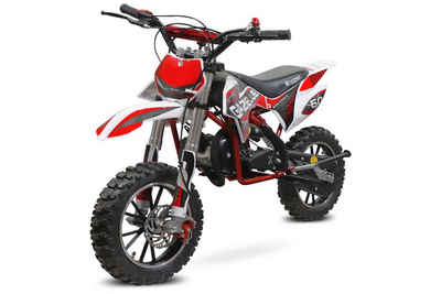 Nitro Motors Dirt-Bike 49cc Kinder Dirtbike Gazelle Elektro Starter 10" Pocketbike Crossbike, 1 Gang, Automatikschaltung