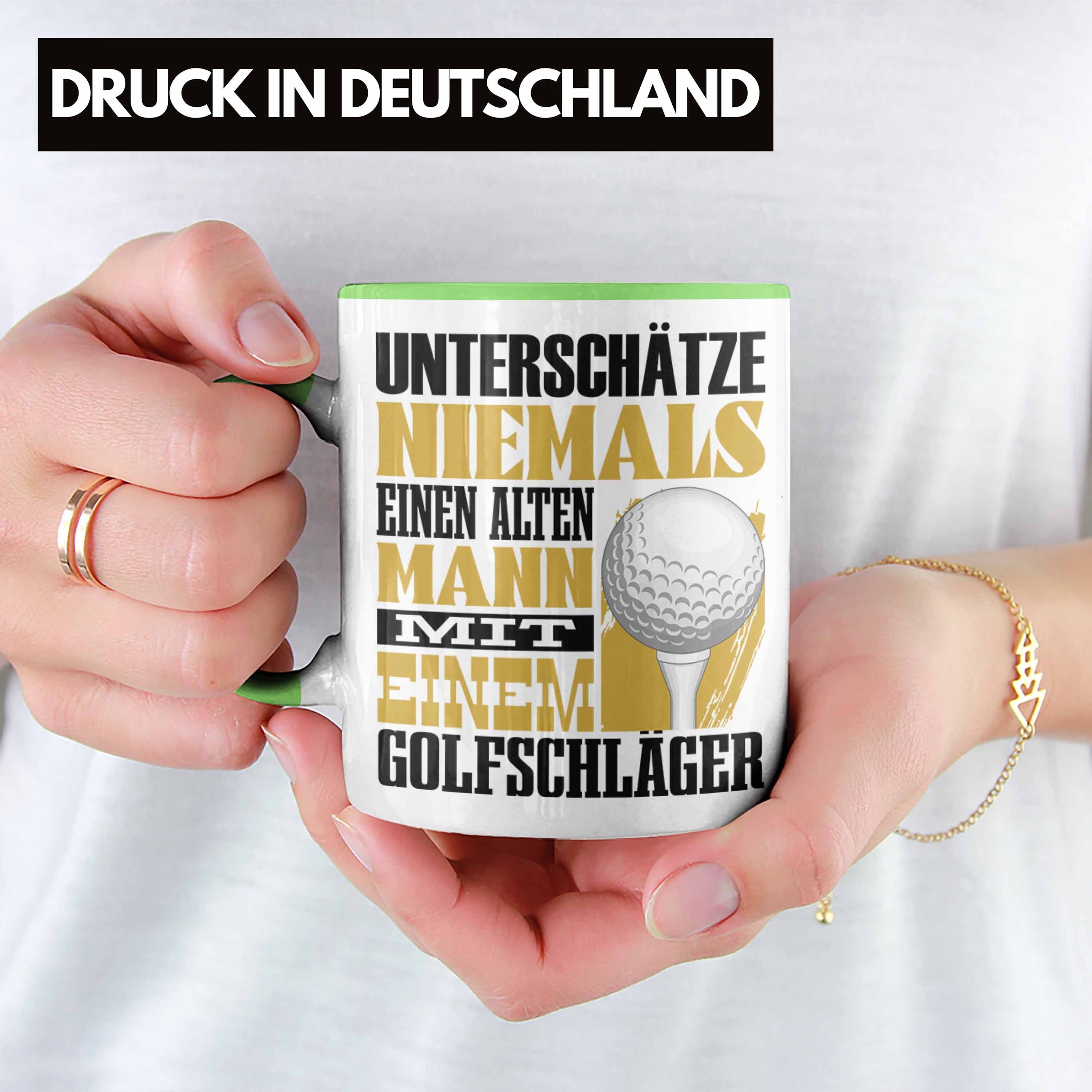 Spruch Golfer Lustiger Unterschätze Geschenk Grün Ni Tasse Tasse Trendation für Golfspieler