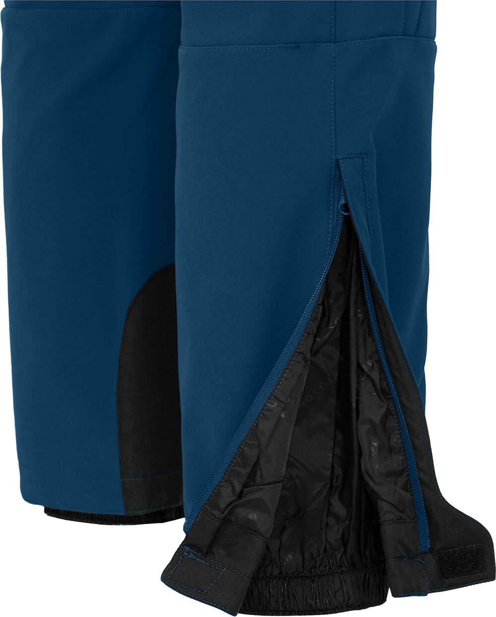 Bergson Skihose JUMPER Herren Softshell Skihose, winddicht, elastisch, Langgrößen, poseidon
