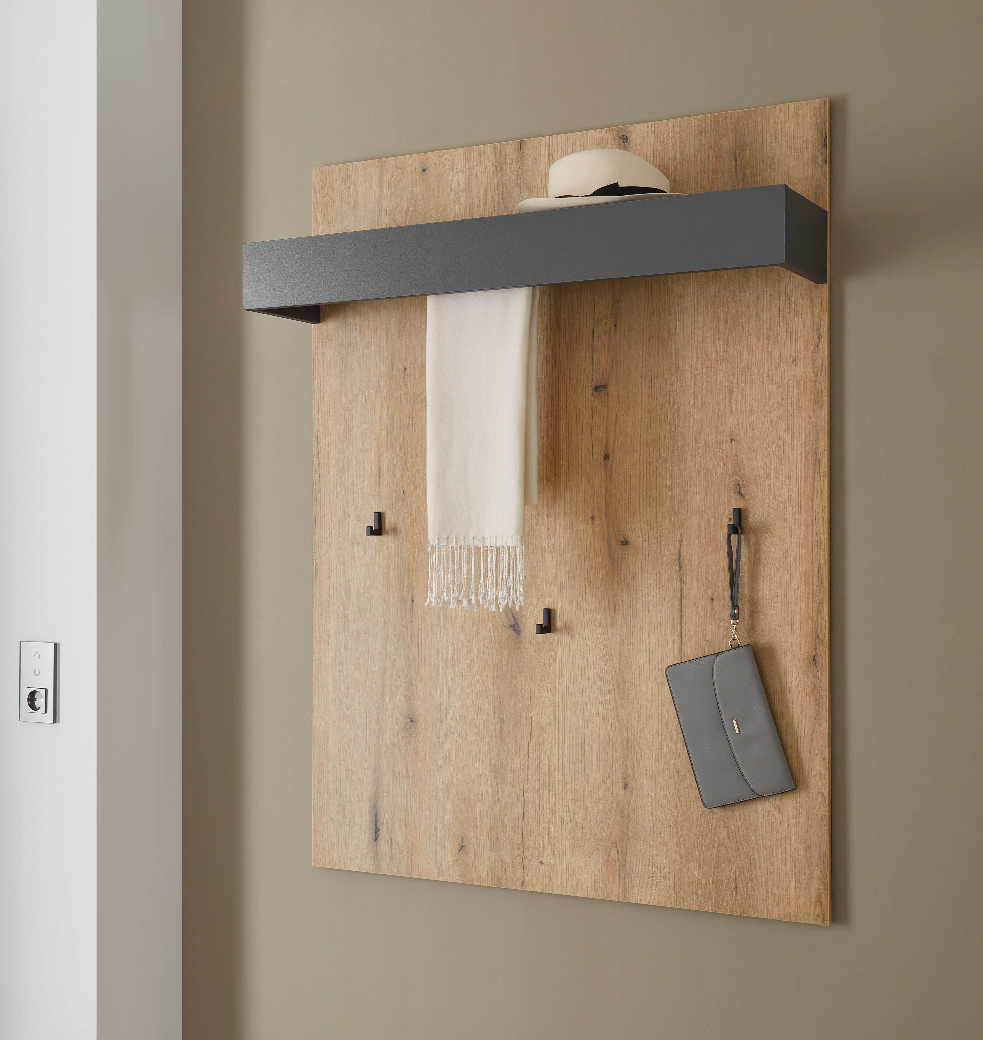 INOSIGN Garderobenpaneel GiRON/CiTY, Wandregal in vier Farben, Flurgarderob günstig online kaufen