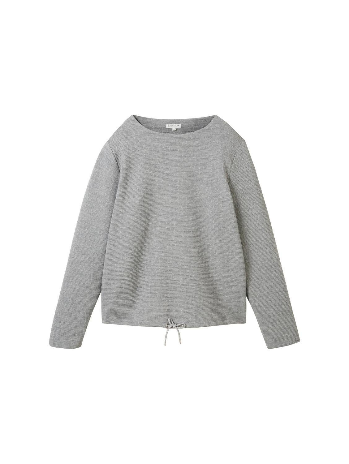 TOM TAILOR Sweatshirt Sweatshirt mit Rundhalsausschnitt