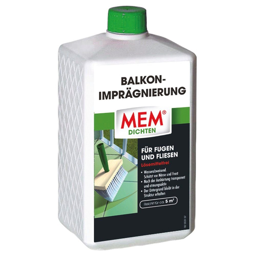 MEM Bauchemie MEM Balkon Imprägnierung 1 Ltr Naturstein-Imprägnierung
