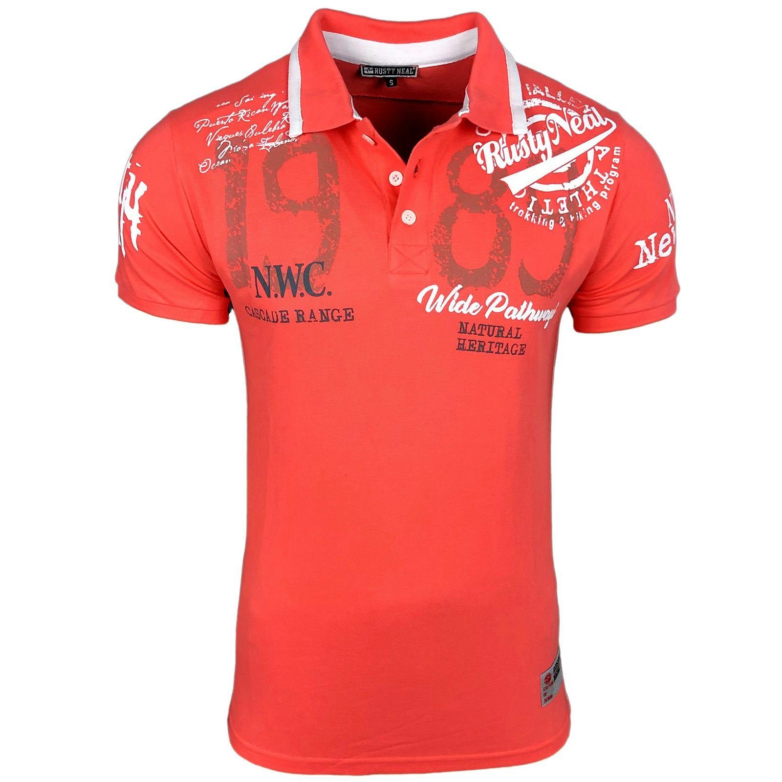 Poloshirt Kaufen Neal Coolem »a1 Mit 15222« Rusty Alloverprint rn Online rdQxeCBoW