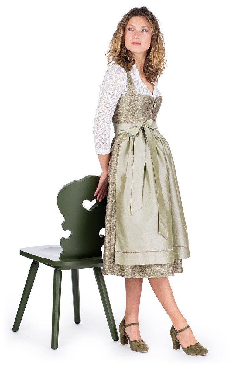 MarJo Dirndl Midi Dirndl 2tlg. - HOHENAU - pinie – Bild 4 von 5