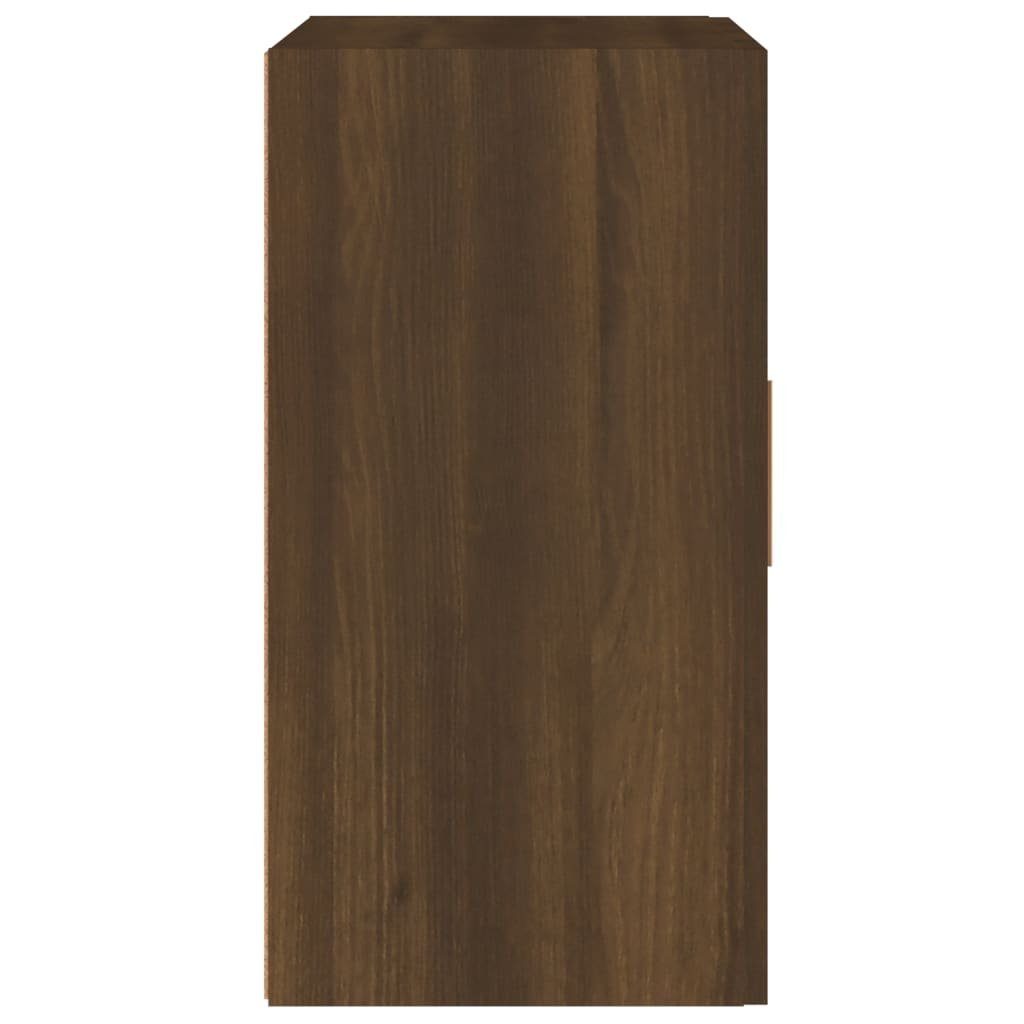 Braun cm Eichen-Optik (1-St) Holzwerkstoff vidaXL Braune Fächerschrank Wandschrank Eiche 60x30x60