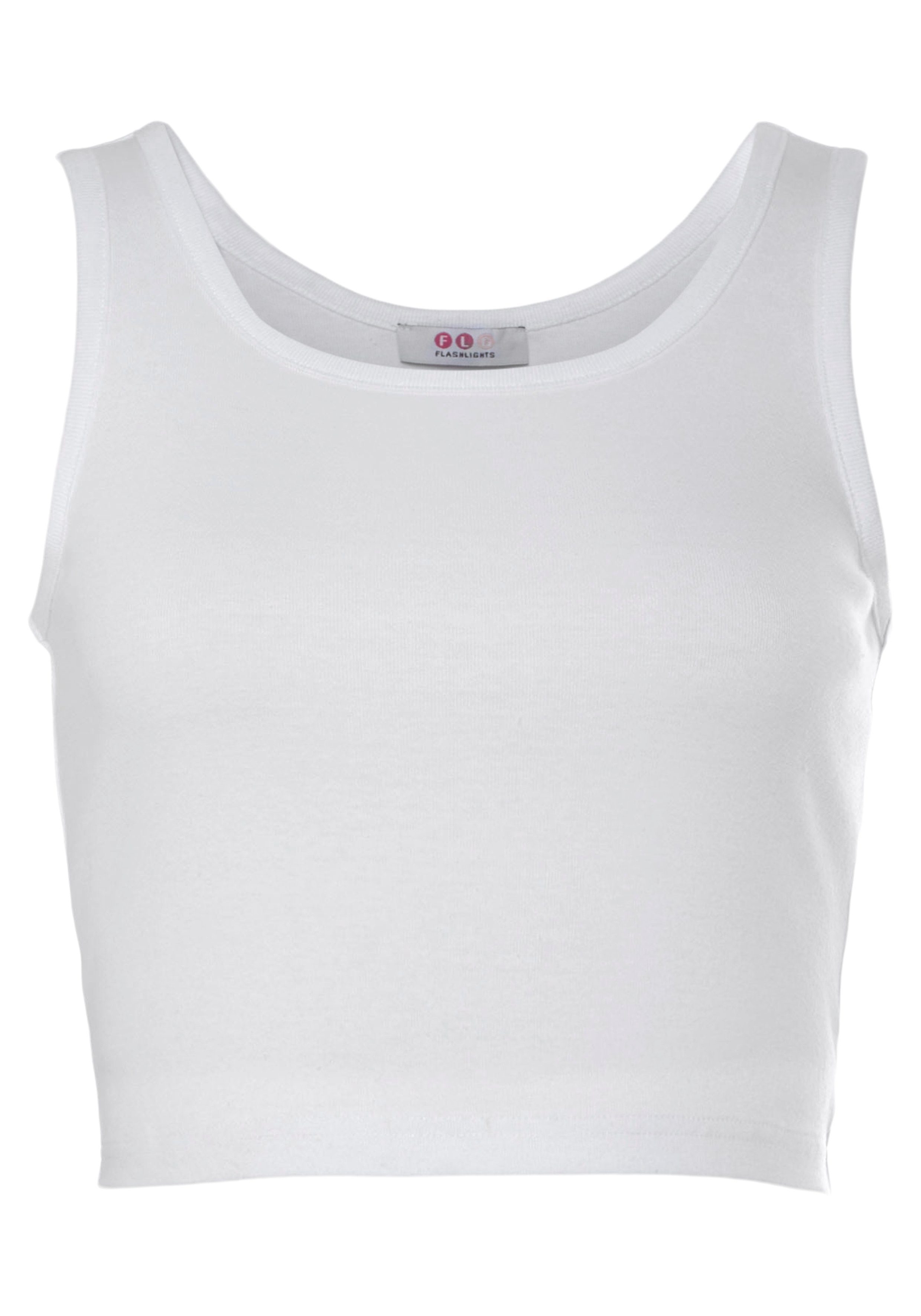 Flashlights Crop-Top (Packung, 2-tlg., 2er- Pack) kurze Länge