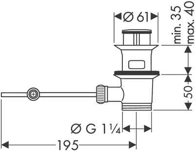 hansgrohe Ablaufgarnitur