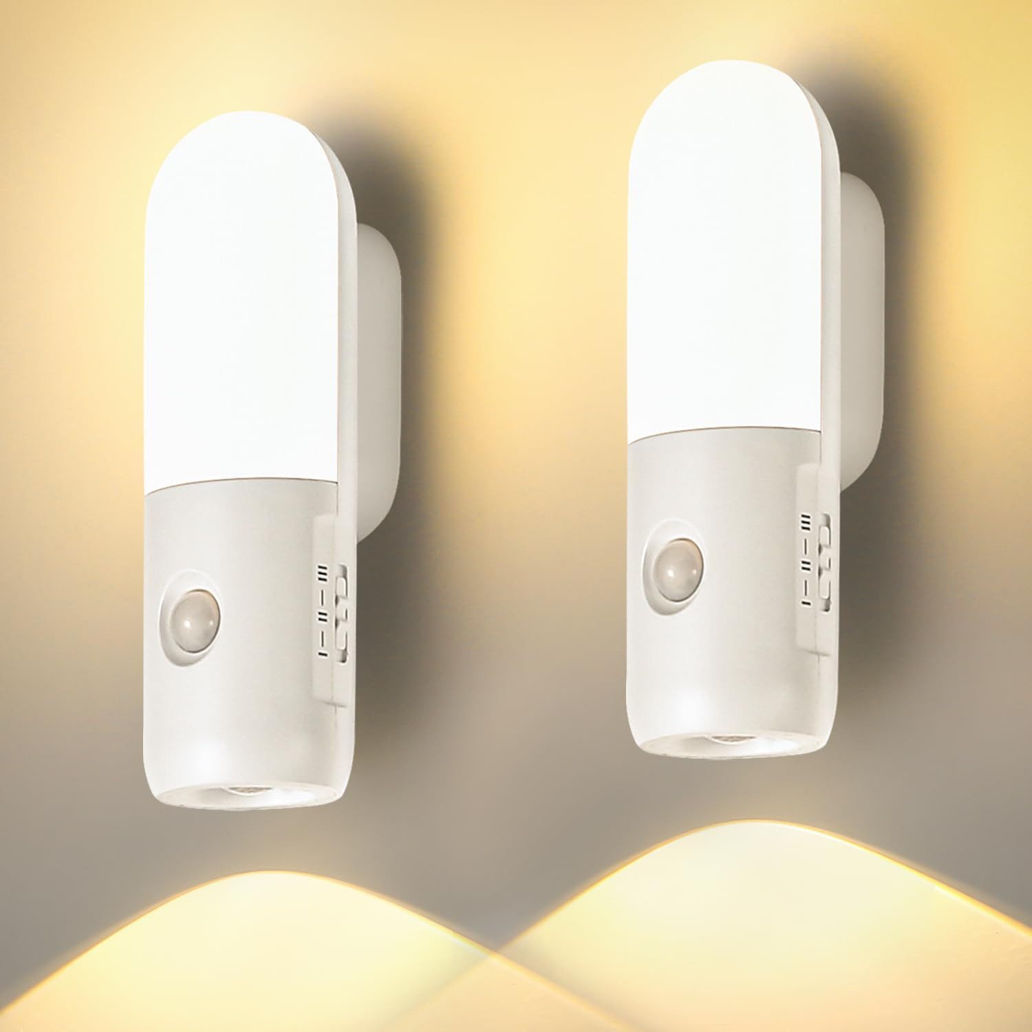 FELIXLEO LED Unterbauleuchte Wiederaufladbare LED Nachtleuchte mit 2000 mAh Akku und