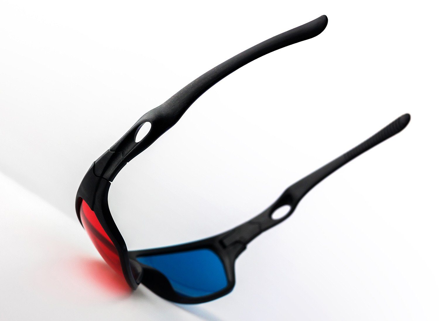 PRECORN 4x 3D Brille rot/cyan Bilder 3D-Anaglyphenbrille Heimkinosystem PC-Spiele 3D Filme f