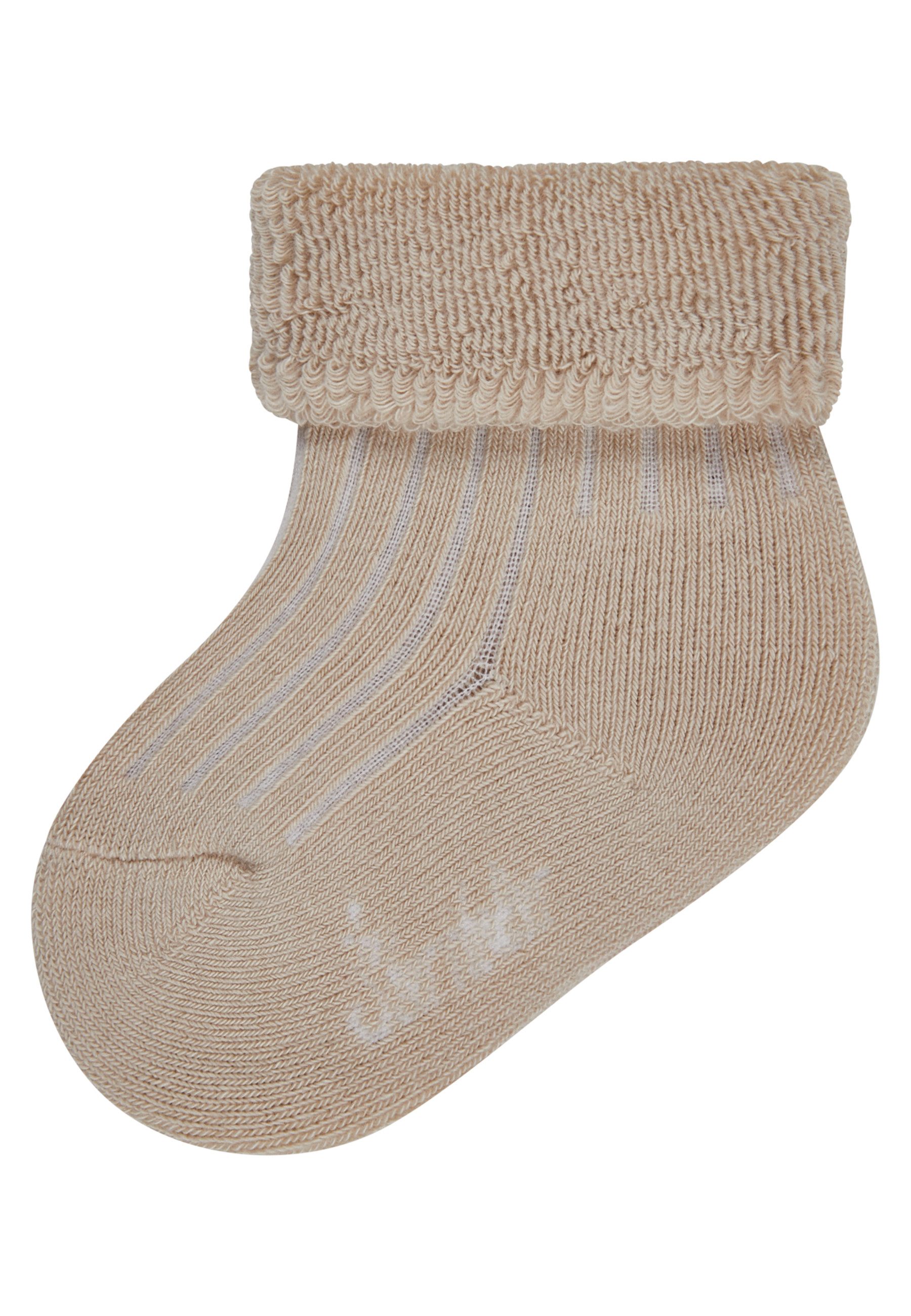Sterntaler® Basicsocken Multipack Baby Socken mit Umschlag und Innenfrottee (5-Paar, 5er-Pack)