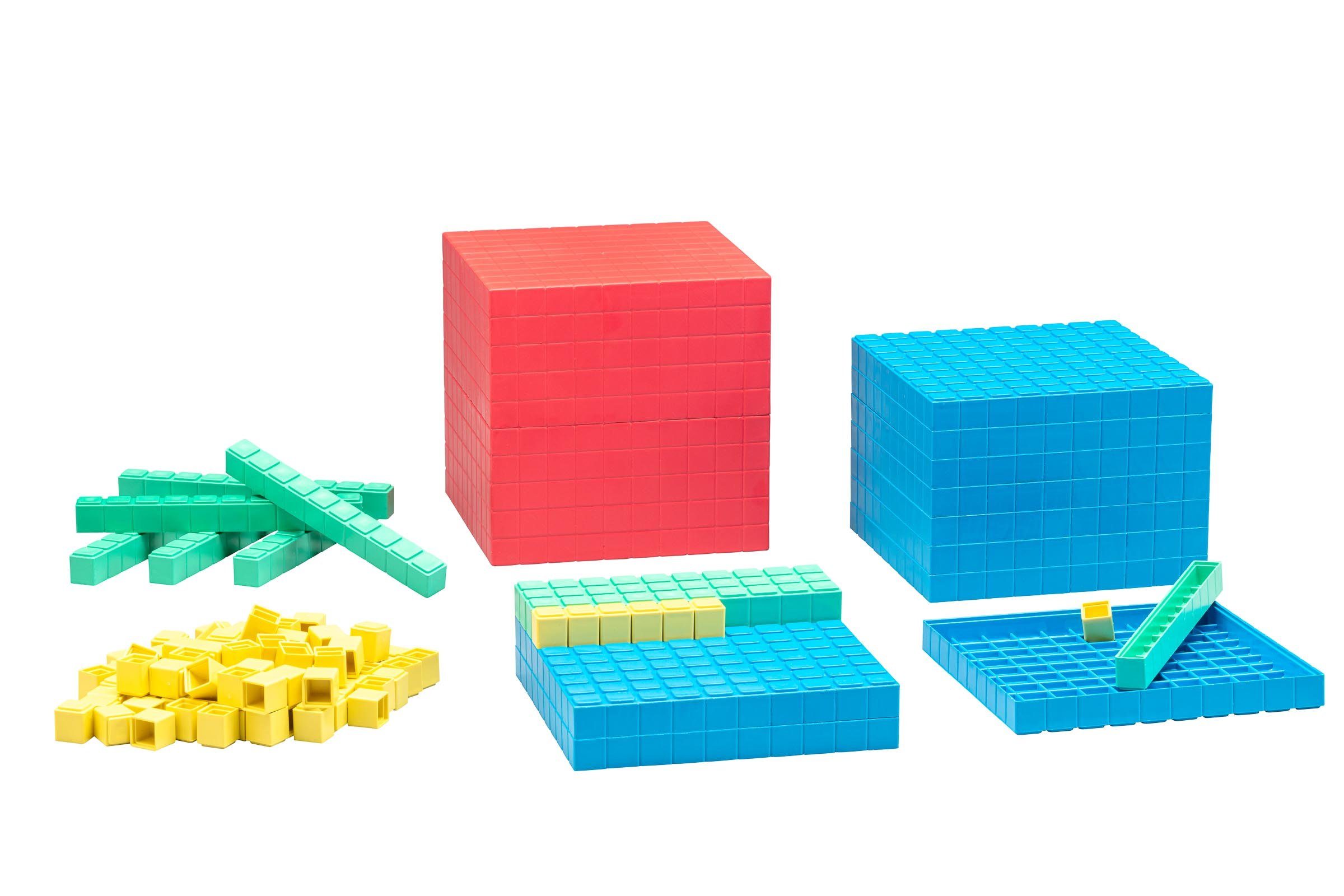 Wissner® aktiv lernen Обучающие игрушки Dezimalrechensatz (121 Teile), RE-Plastic® Dezimalrechnen Mathe, RE-Plastic®