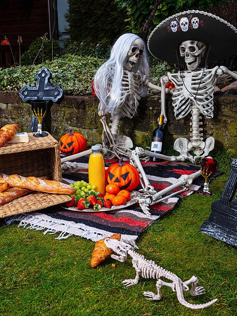 Boland Dekoobjekt Blinkender Halloween Kürbis - Halloween deko, Halloween deko