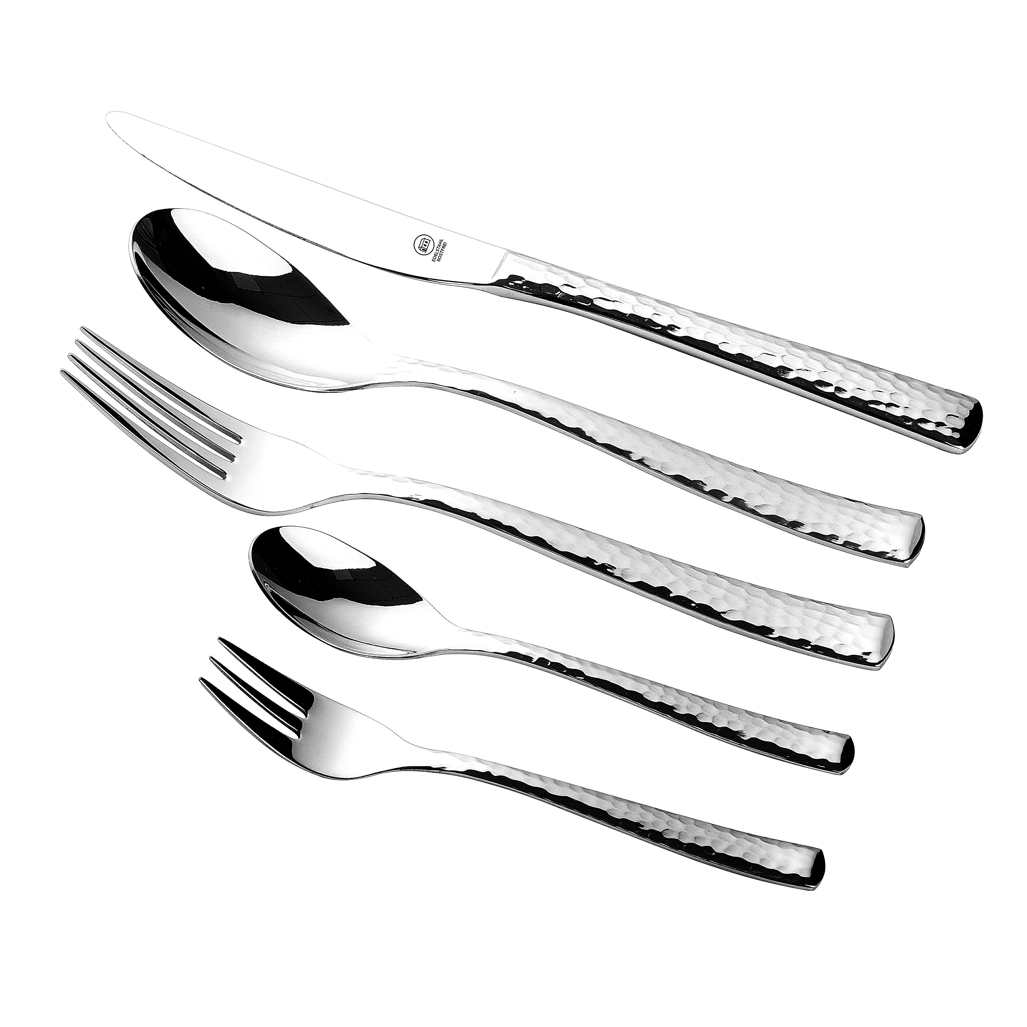 Carl Schmidt Sohn Besteck-Set STERN 30-teiliges (30-tlg), 6 Personen, Edelstahl 18/10, Praktisches Komplett-Set für den täglichen Gebrauch – Bild 2 von 2