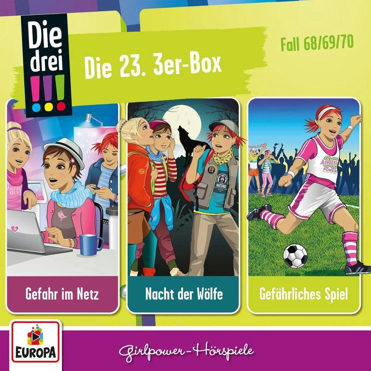 Hörspiel drei !!! 3er Box - Folgen 68-70
