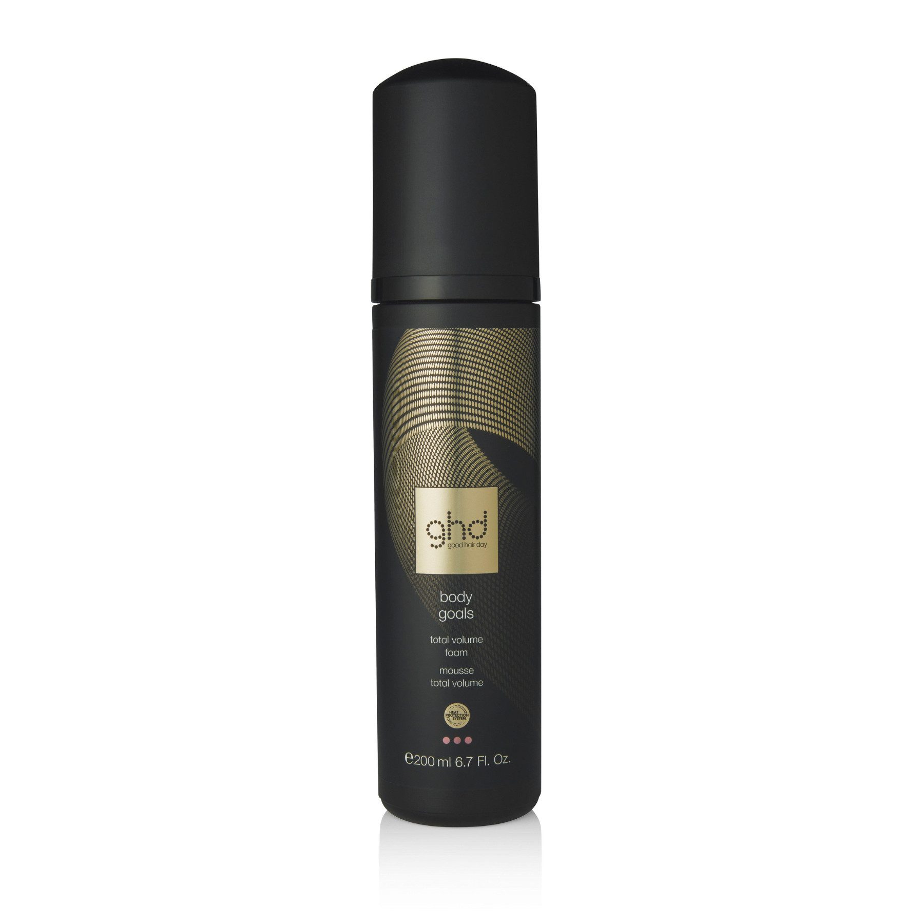 GHD Haarstyling-Liquid ghd body goals Total Volume Foam 200 ml – Volumen Mousse & Hitzeschutz, 1-tlg., Volumen Schaum