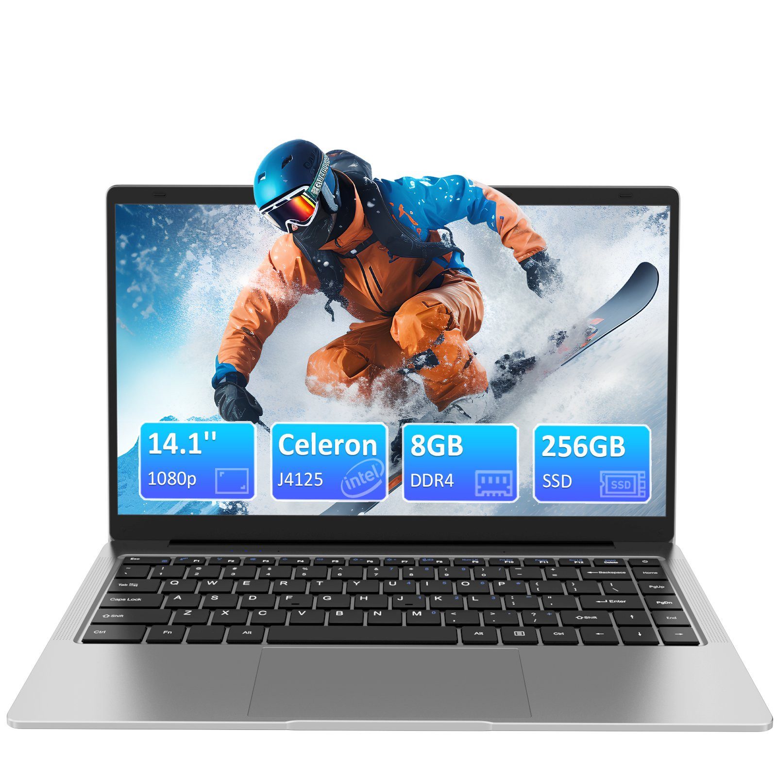 A146G Laptop, 14.1 Zoll, Celeron J4125 Prozessor Notebook