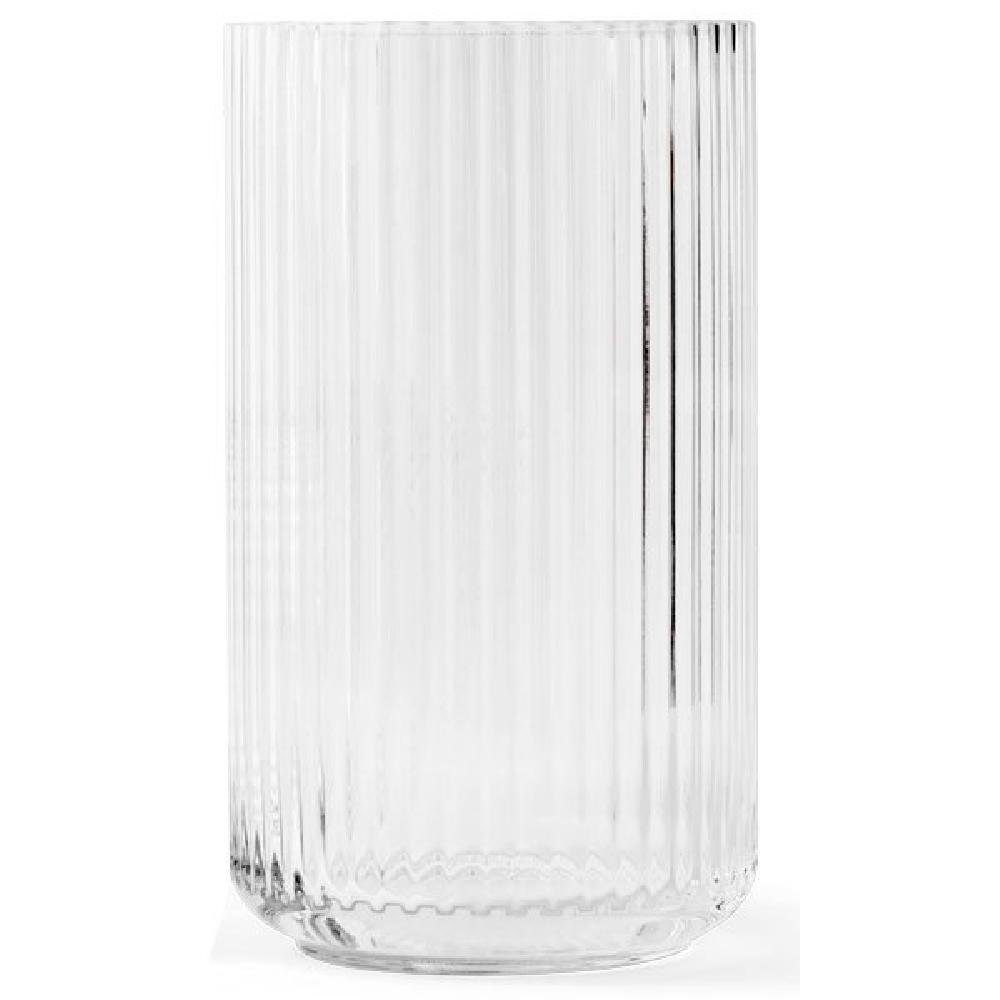 Clear Vase (38cm) Porcelain Porcelæn Glas Transparent Lyngby Dekovase