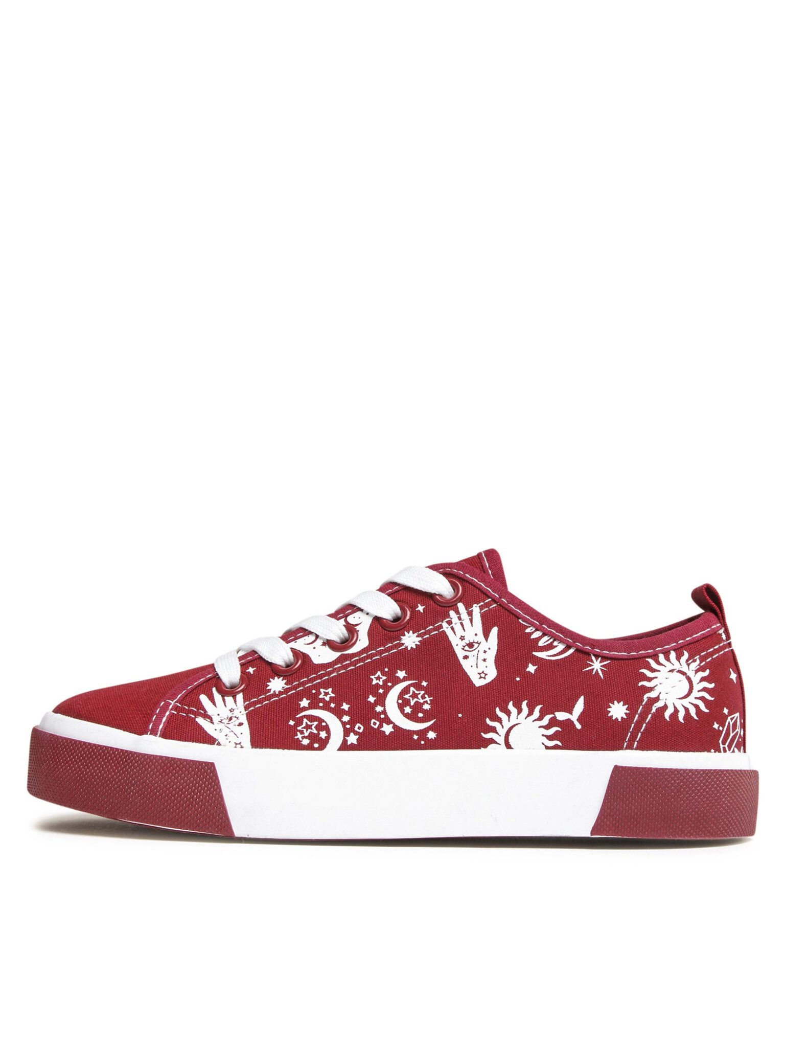 nelli blu Sneakers aus Stoff CSS20408-03 Dunkelrot Sneaker