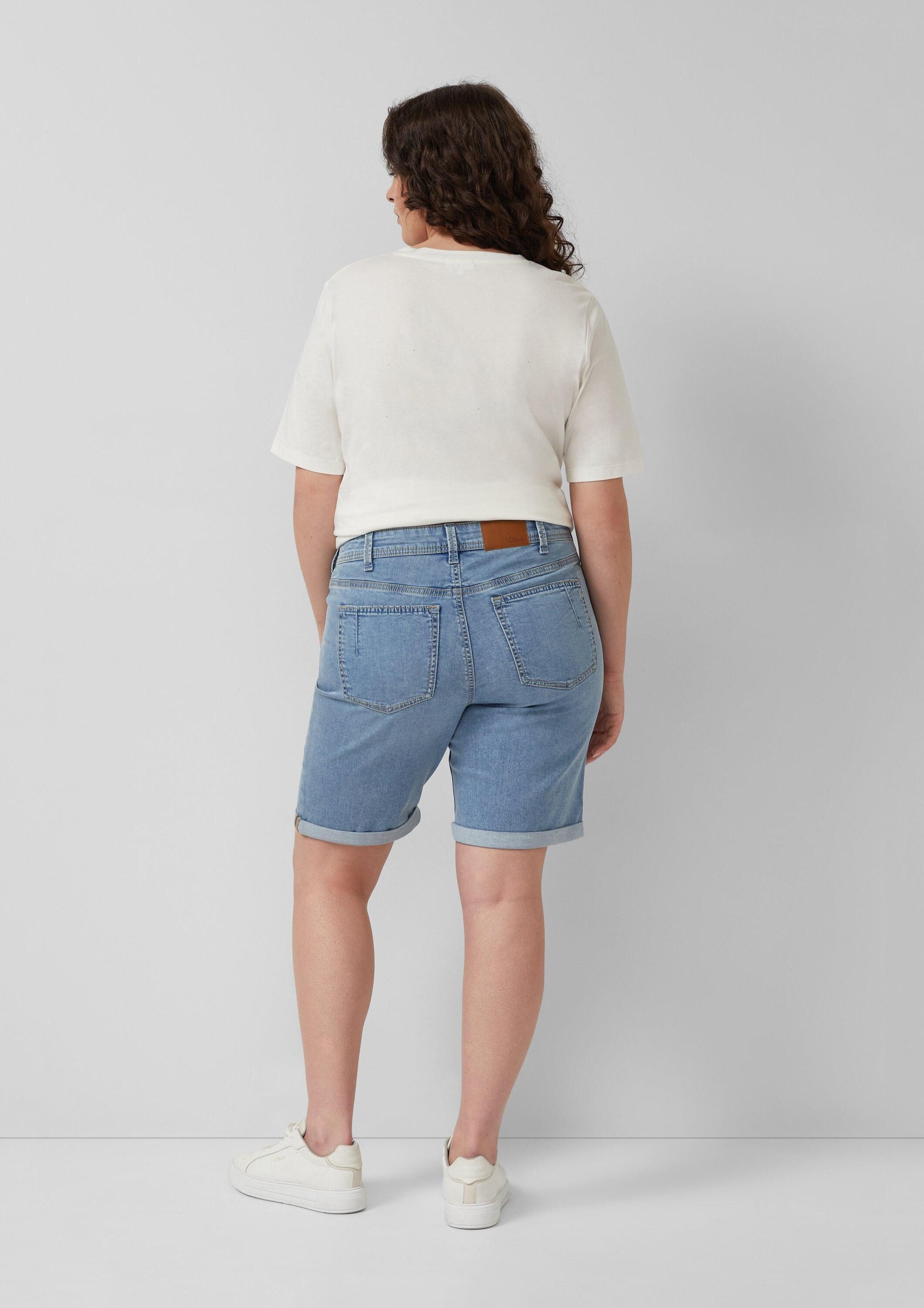 s.Oliver Jeansshorts Jeans-Hose Bermuda-Jeans / Slim Fit / Mid Rise