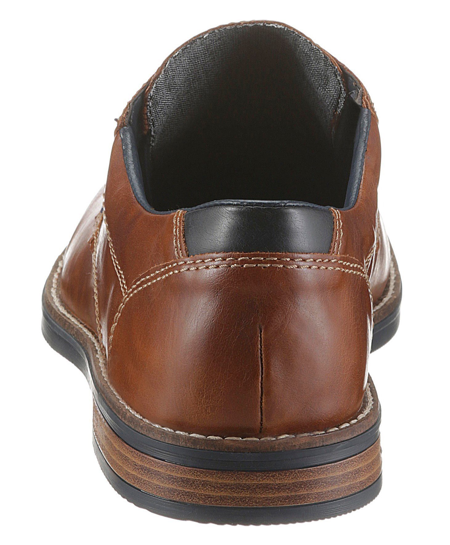 Rieker Schnürschuh mit modischen Ziernähten, Freizeitschuh, Halbschuh, Schn günstig online kaufen
