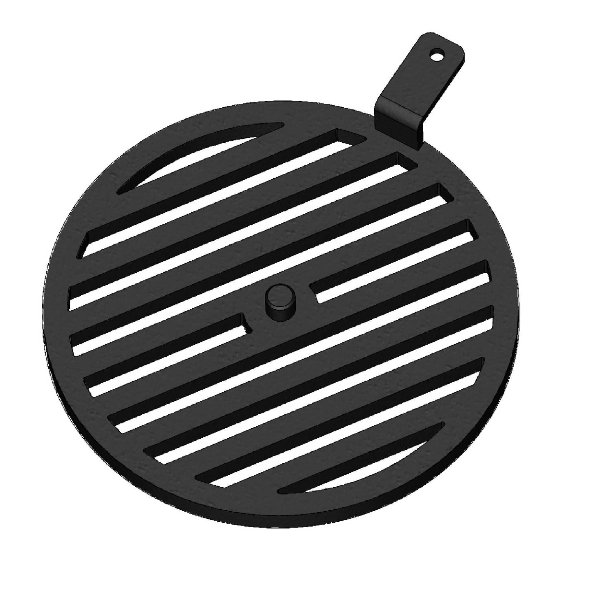Feuerfest 123 GmbH Grillrost Kaminrost / Ascherost Ø 190x10mm passend für Thorma**
