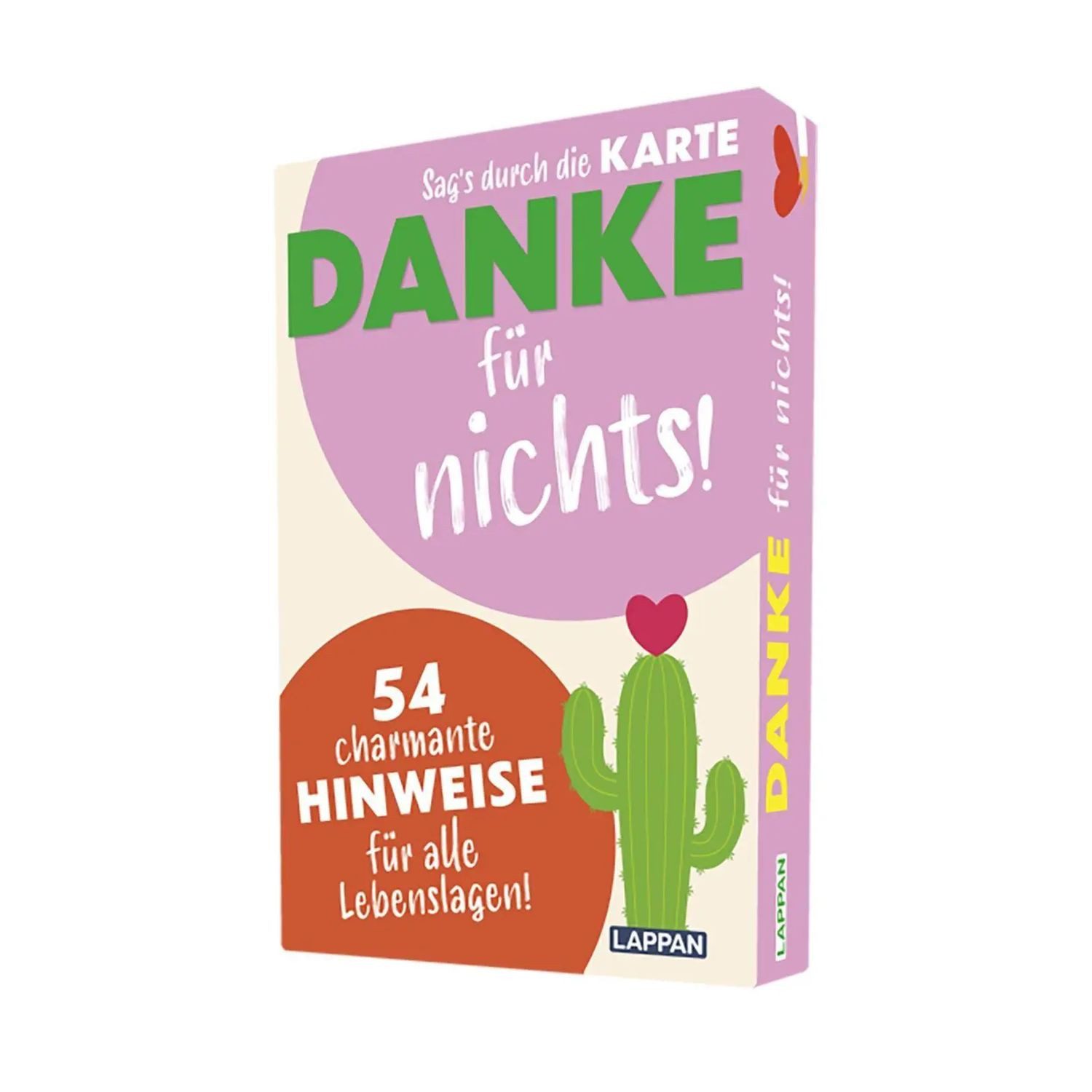 Lappan Verlag Spiel Danke für nichts! Sag's durch die Karte