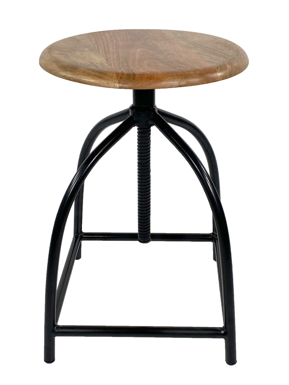 Amagohome Drehhocker Drehhocker Barhocker Hocker Drehstuhl höhenverstellbar Massivholz Sitz