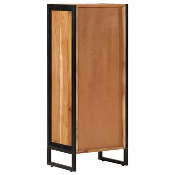 vidaXL Badezimmer-Set Badschrank 40x30x100 cm Massivholz Akazie und Eisen