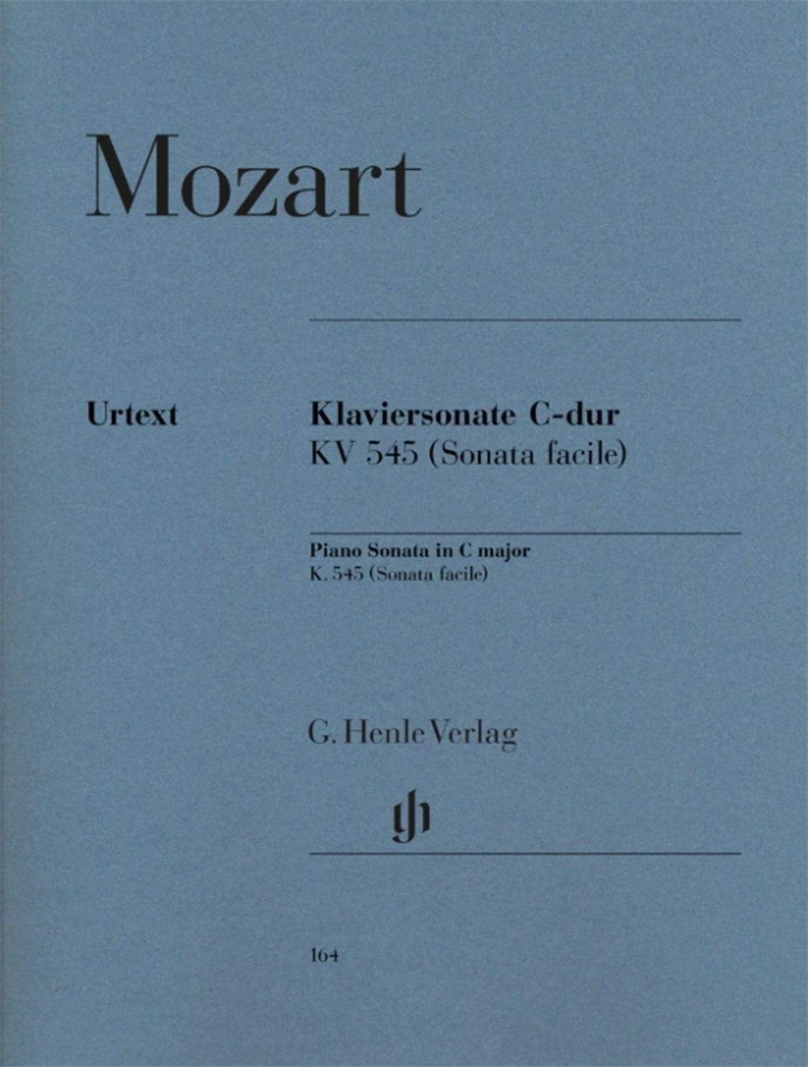 Wolfgang Amadeus Mozart - Klaviersonate C-dur KV 545 (Sonata facile) / Wolfgang Amadeus Mozart