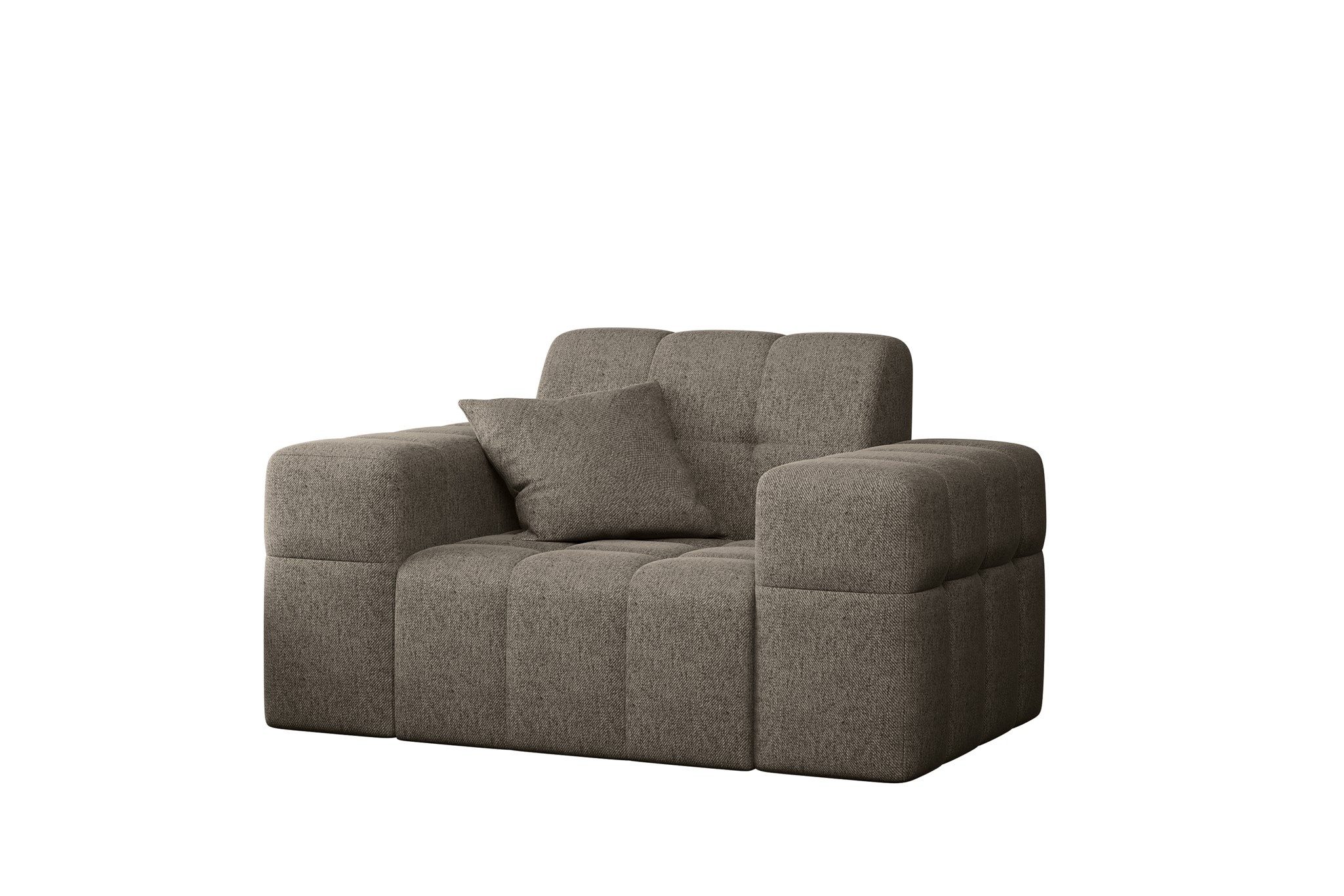 Fun Möbel Sessel Sessel Designersessel NANCY in Stoff Neve, Rundumbezug