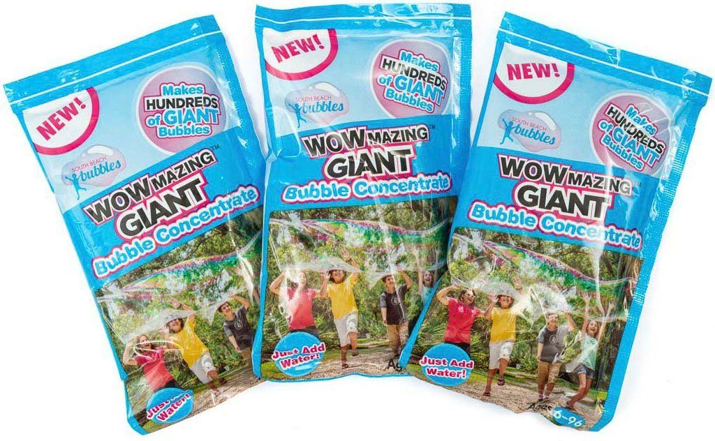 South Beach bubbles Kreativset South Beach Bubbles, Riesenseifenblasen-Konzentrat, 3er-Set