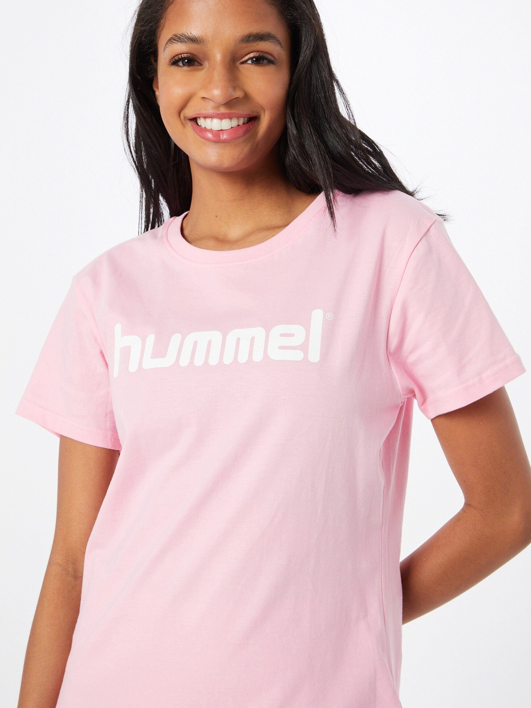 hummel Details Plain/ohne (1-tlg) T-Shirt Braun