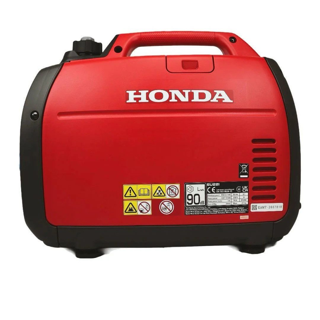 Honda EU 22i Inverter Generator, 5 kW (Set includes generator, spark plug wrench, and instruction manual), Super quiet operation