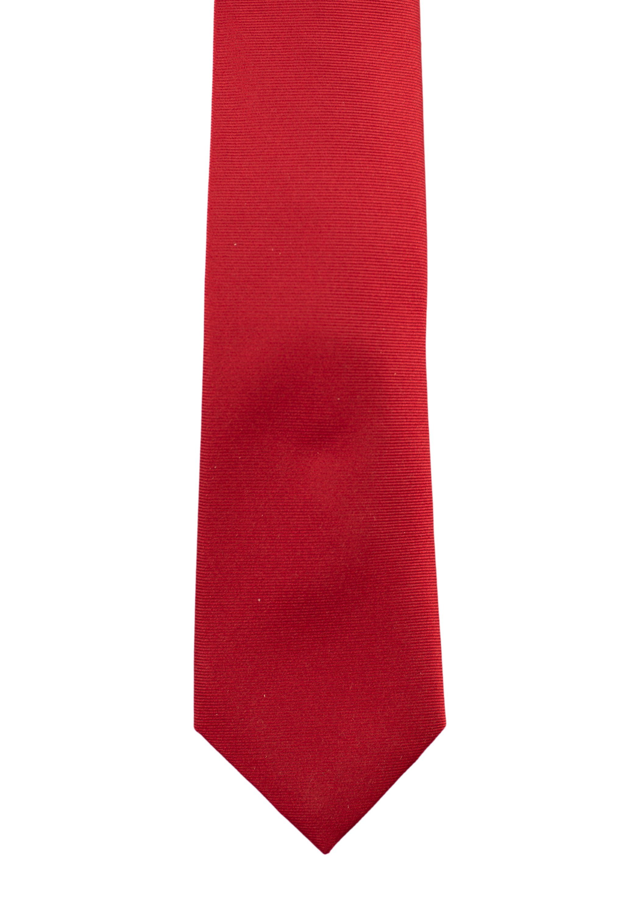 Roy Robson Krawatte aus 100% Seide - mit feiner Musterung dark red