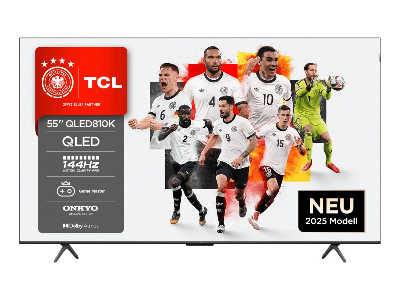 TCL 55QLED810K QLED-Fernseher (55 Zoll, 4K Ultra HD)