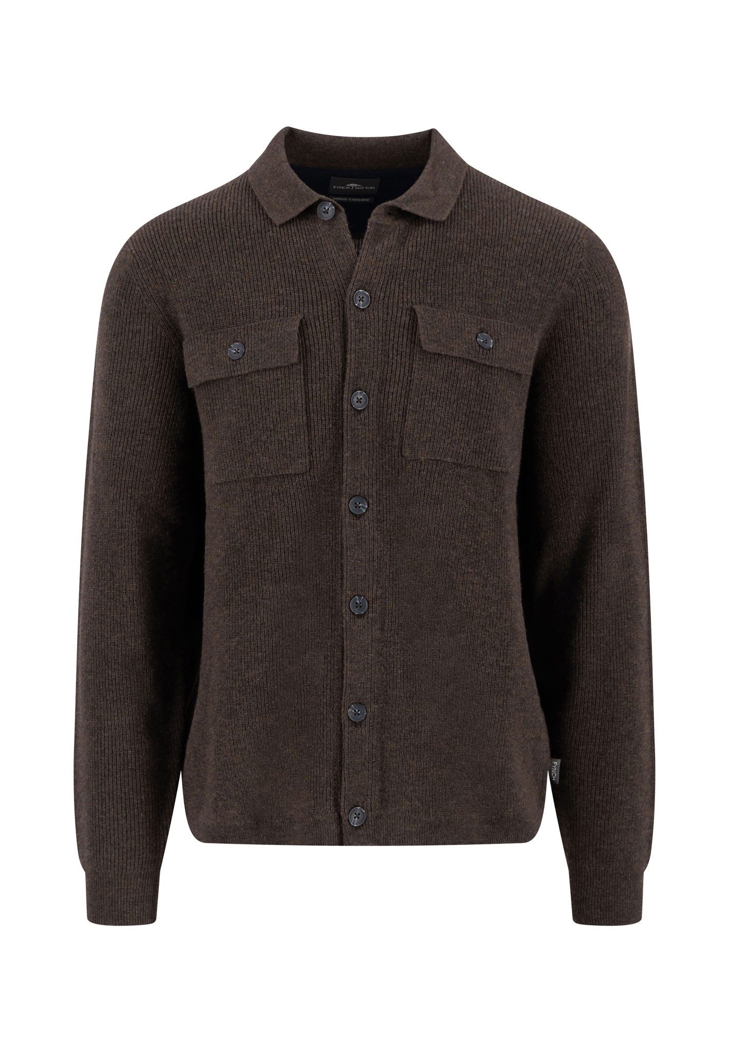 FYNCH-HATTON Strickpullover Buttoned Cardigan, Merino Cashmere