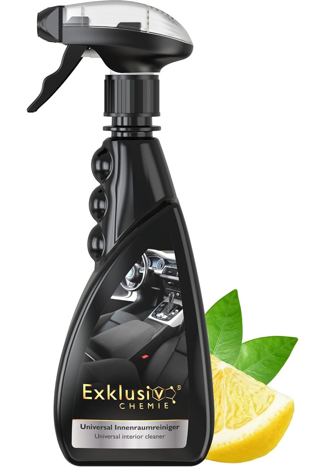 Exklusiv Chemie GmbH Innenraumreiniger Auto Kunststoffreiniger (Angenehmer Zitronenduft)